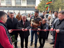 BAŞKAN ÖZAŞKIN İŞ YERİ AÇILIŞINA KATILDI