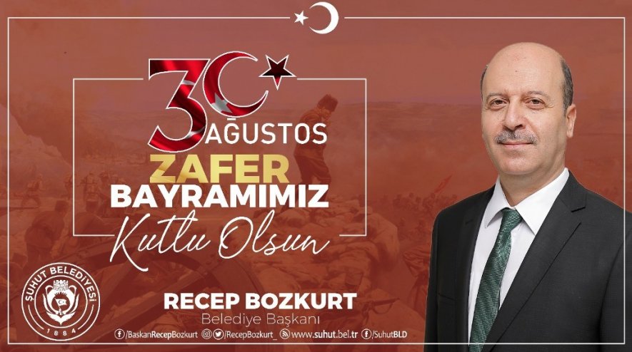 Başkan Bozkurt'tan 30 Ağustos Zafer Bayramı Mesajı