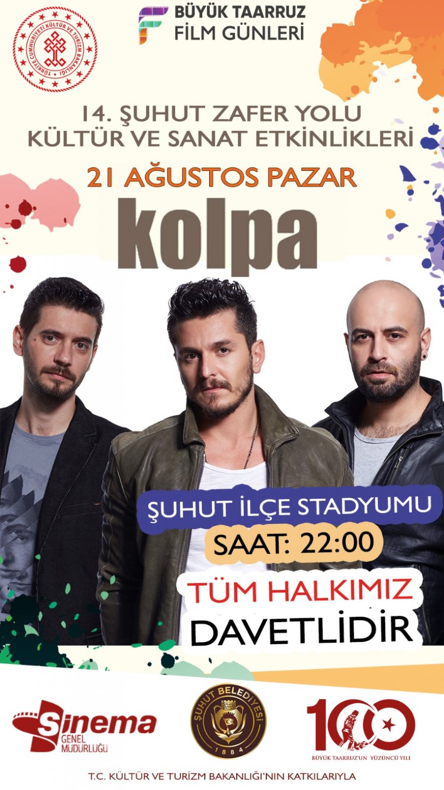 T.C KÜLTÜR VE TURİZM BAKANLIĞI'NIN KATKILARIYLA KOLPA KONSERİ