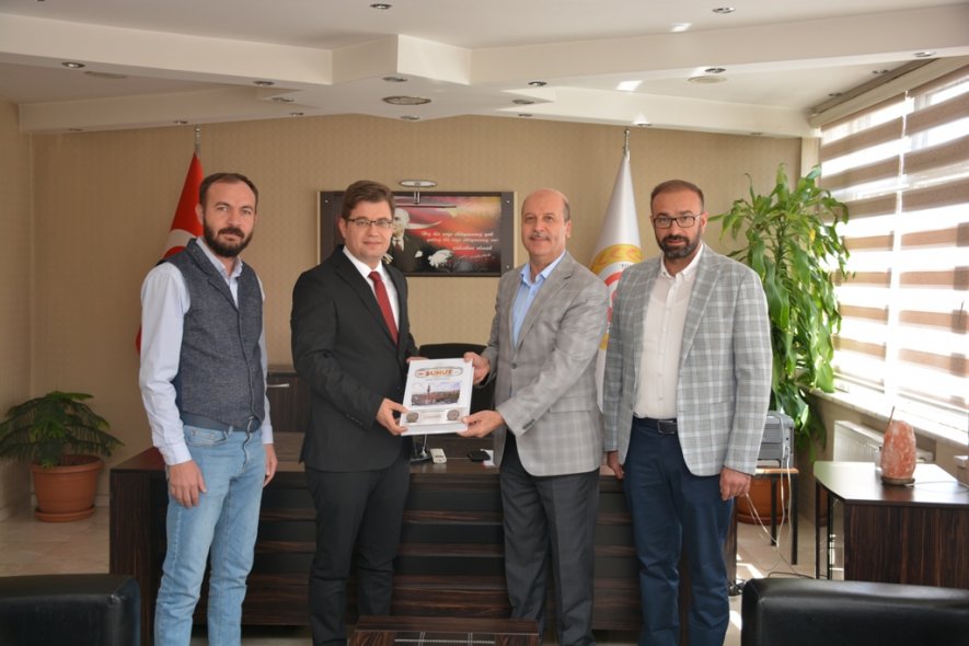 Başkan Bozkurt'tan Kaymakam Düzgün'e Hayırlı Olsun Ziyareti.