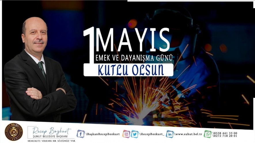 Başkanımız Recep Bozkurt'un 1 Mayıs İşçi Bayramı Mesajı