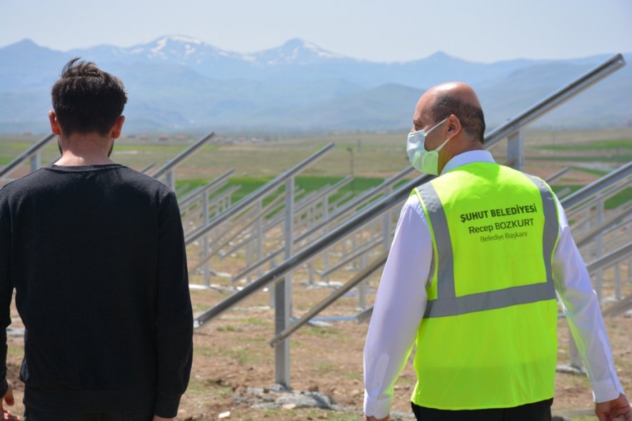 Başkan Bozkurt Şuhut Belediyesi Ges İnşaatını Ziyaret Etti.
