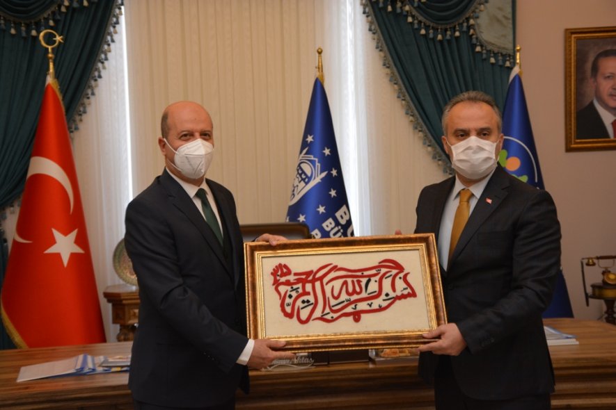 Başkan Bozkurt'tan Bursa Büyükşehir Belediye Başkanına Ziyaret