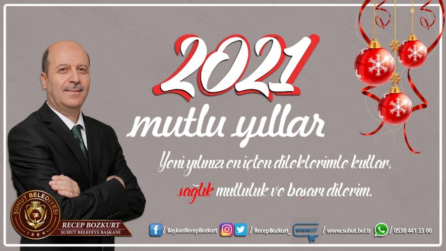 Başkan Bozkurt'tan Yeni Yıl Mesajı