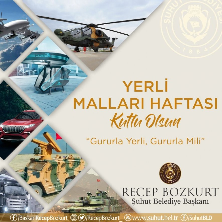 Başkan Bozkurt “Tutum, Yatırım ve Türk Malları Haftası” Dolayısıyla bir mesaj yayımladı