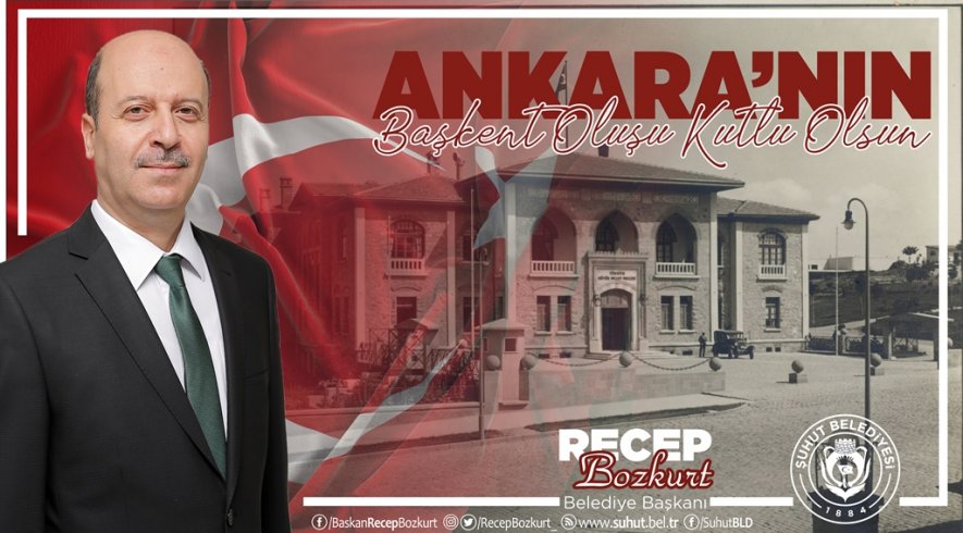 Başkan Bozkurt, Ankara'nın Başkent Oluşunu Kutladı