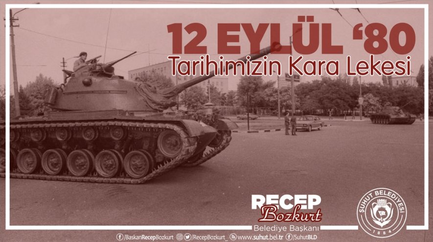 Başkan Bozkurt'tan 12 Eylül Mesajı