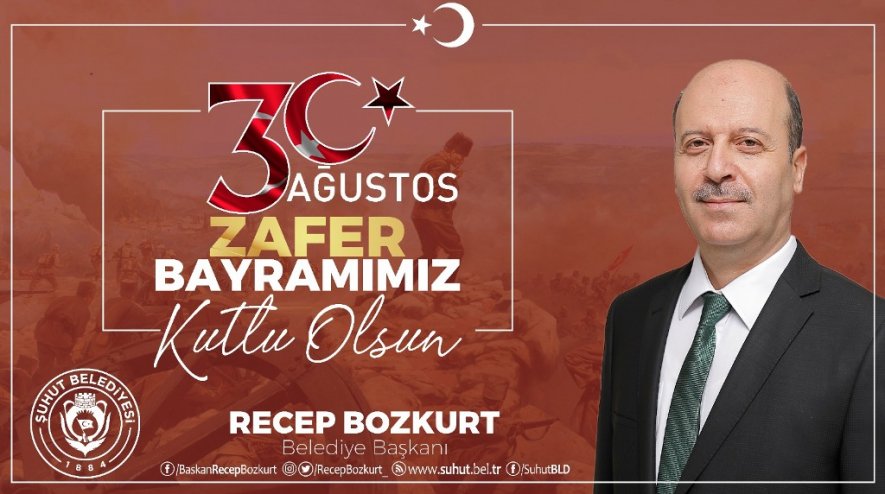 Başkan Bozkurt'tan 30 Ağustos Zafer Bayramı Mesajı