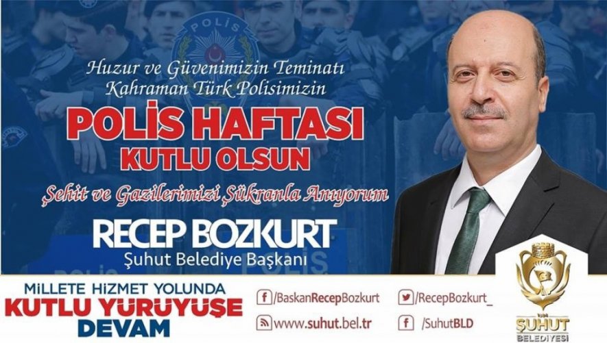 Başkan Bozkurt'tan Polis Haftası Mesajı