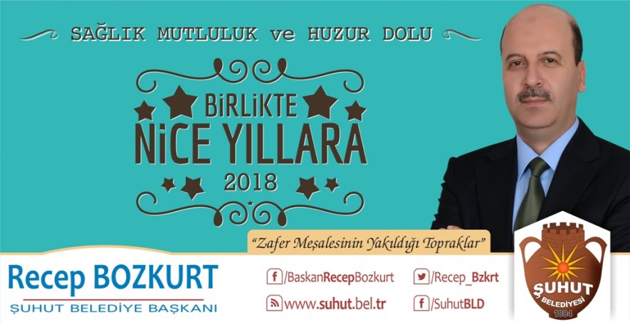 Başkan Bozkurt'tan, Yeni Yıl Tebrik Mesajı