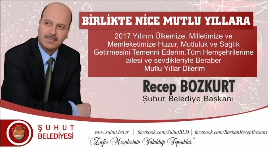 Başkan Bozkurt'tan Yeni Yıl Mesajı