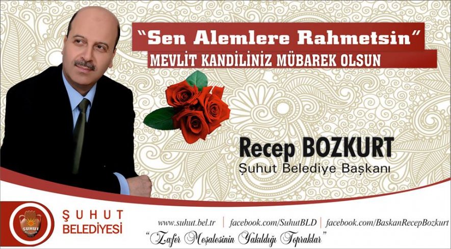 Başkan Bozkurt, Mevlit Kandili Mesajı Yayınladı