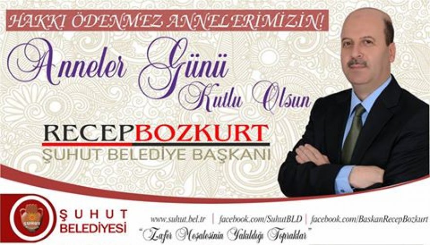 Başkan Bozkurt'tan Anneler Günü Mesajı