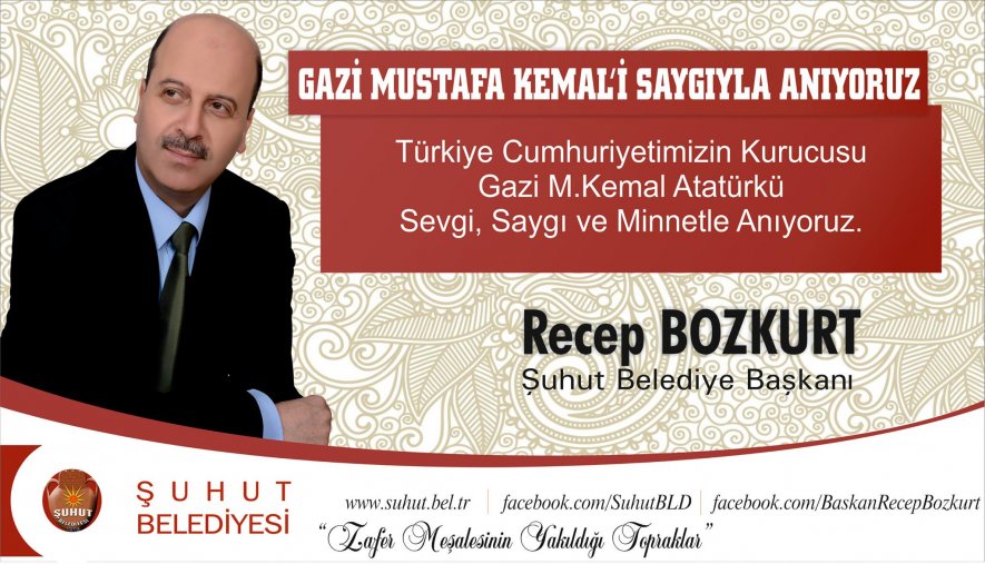 Başkan Bozkurt'tan 10 Kasım Mesajı