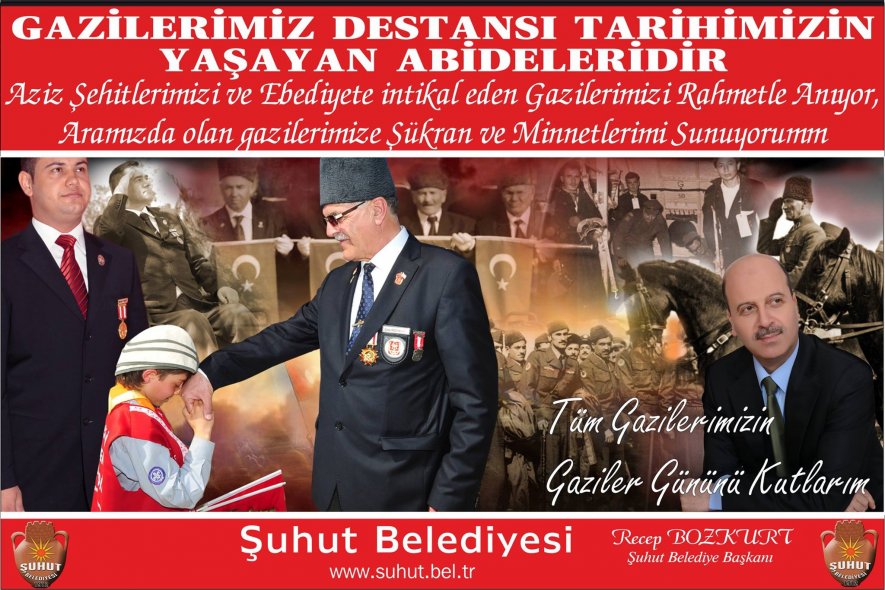 Başkan Bozkurt'un, 19 Eylül Gaziler Günü Mesajı