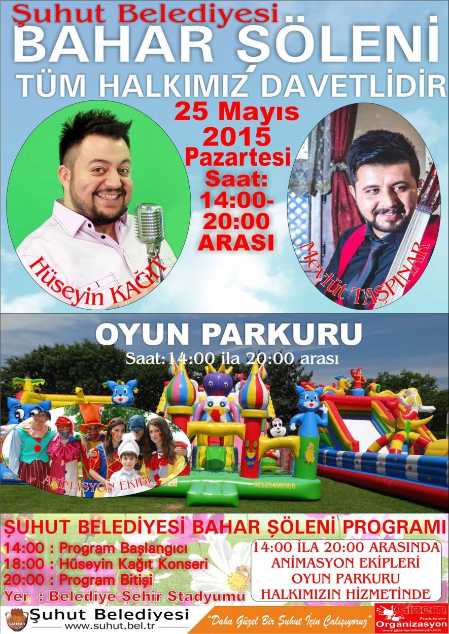 BAHAR ŞÖLENİ'NE TÜM HALKIMIZ DAVETLİDİR.