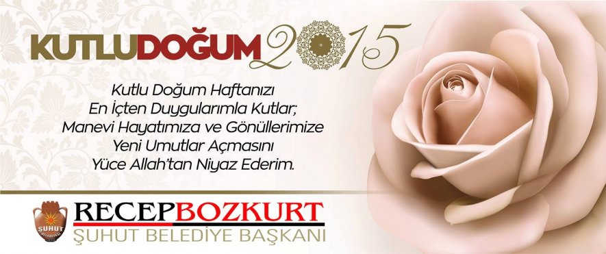 Başkan Bozkurt'un, Kutlu Doğum Haftası Mesajı