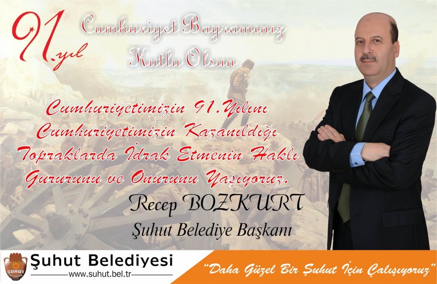 Başkan Bozkurt'un Cumhuriyet Bayramı Mesajı
