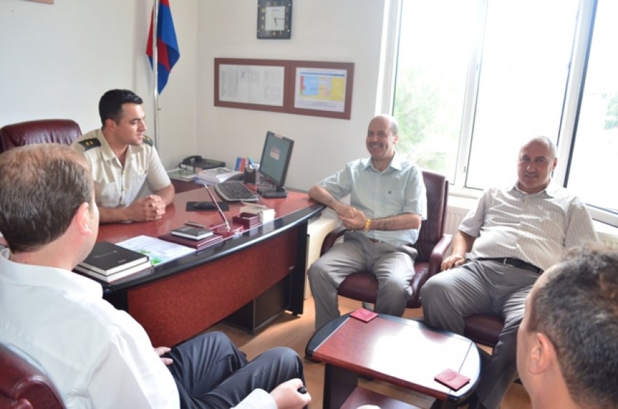 BELEDİYE BAŞKANIMIZ RECEP BOZKURT İLÇEMİZE YENİ ATANAN JANDARMA ÜSTEĞMEN SERKAN BAYKAN’A HAYIRLI OLSUN ZİYARETİNDE BULUNDU.