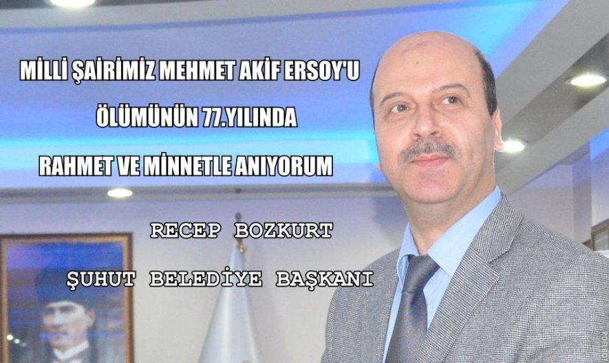 MİİLİ ŞAİRİMİZİ ÖLÜMÜNÜN 77.YILINDA RAHMETLE ANIYORUZ