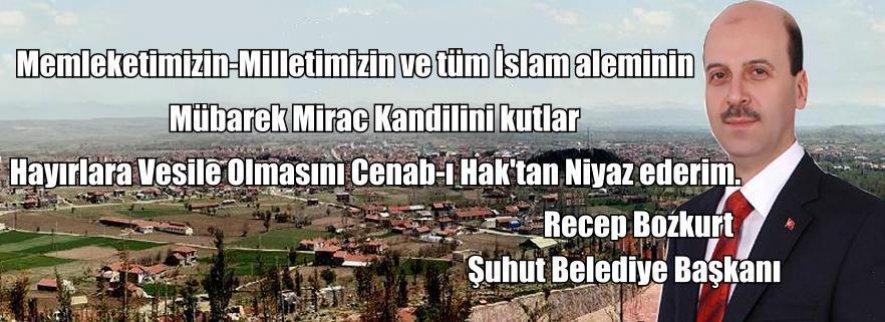 BOZKURT'TAN MİRAC KANDİLİ MESAJI