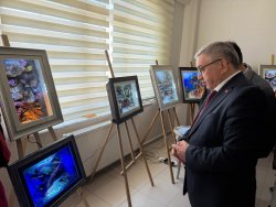 BAŞKAN ÖZAŞKIN ŞUHUT HALK EĞİTİMİ MERKEZİ YIL SONU SERGİSİ AÇILIŞINA KATILDI