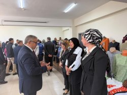 BAŞKAN ÖZAŞKIN ŞUHUT HALK EĞİTİMİ MERKEZİ YIL SONU SERGİSİ AÇILIŞINA KATILDI