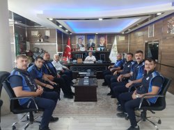 BAŞKAN ÖZAŞKIN’A ZABITA EKİBİMİZDEN ZİYARET