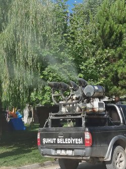 Karasinek, sivrisinek ve diğer uçan haşerat ile mücadelemiz aralıksız devam ediyor.