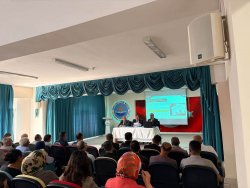 BAŞKAN ÖZAŞKIN,  YENİ EĞİTİM ÖĞRETİM YILI ÖNCESİ HAZIRLIK TOPLANTISI’NA KATILDI