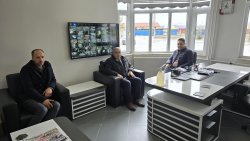 BAŞKAN ÖZAŞKIN EFE KULE ET KOMBİNASI’NI ZİYARET ETTİ