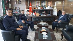 İL JANDARMA KOMUTANI ALBAY MURAT KAYA’DAN BAŞKAN ÖZAŞKIN’A ZİYARET