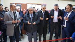 BAŞKAN ÖZAŞKIN KÜTÜPHANE AÇILIŞINA KATILDI