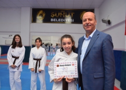 Spor Eğitim Merkezinde Öğrenim Gören Karete Öğrencilerimizin Siyah Kuşak Sınavına Katıldık