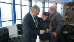 ŞUHUT BELEDİYESİ’NDE BAYRAMLAŞMA TÖRENİNE YOĞUN İLGİ