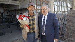 BAŞKAN ÖZAŞKIN, AHİLİK HAFTASI’NDA SANAYİ ESNAFINI ZİYARET ETTİ