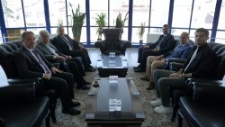 VAKIFLAR BÖLGE MÜDÜRÜ ÇINAR’DAN BAŞKAN ÖZAŞKIN’A ZİYARET