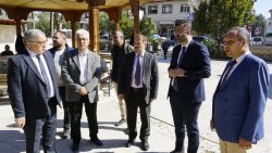 VAKIFLAR BÖLGE MÜDÜRÜ ÇINAR’DAN BAŞKAN ÖZAŞKIN’A ZİYARET