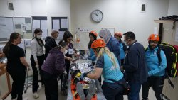 ŞUHUT BELEDİYESİ EKİPLERİMİZ HASTANE TATBİKATINA DESTEK VERDİ