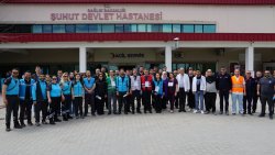 ŞUHUT BELEDİYESİ EKİPLERİMİZ HASTANE TATBİKATINA DESTEK VERDİ