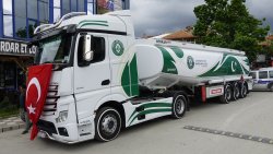 ŞUHUT BELEDİYESİ FİLOMUZA 36 TONLUK TANKER EKLENDİ