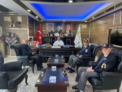 GAZİLERDEN BAŞKAN ÖZAŞKIN’A ZİYARET