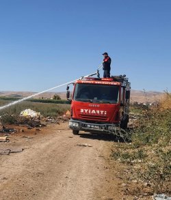 ŞUHUT’TA ÜÇ AYRI YANGINA İTFAİYE EKİPLERİMİZDEN HIZLI MÜDAHALE