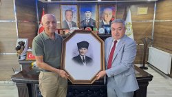 EMEKLİ VALİ MUZAFFER DİLEK’TEN BAŞKAN ÖZAŞKIN’A ZİYARET