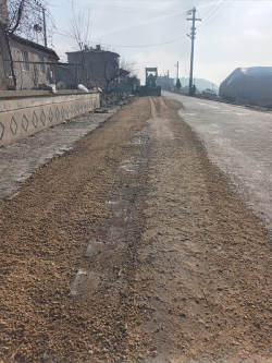 BAŞKAN ÖZAŞKIN YOL ÇALIŞMALARINI İNCELENDİ