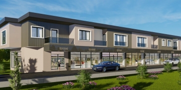  22 DÜKKAN VE 22 KONUTLUK PROJEDE ÇALIŞMALAR DEVAM EDİYOR