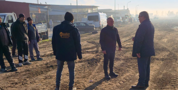BAŞKAN ÖZAŞKIN SAHADA İNCELEMELERDE BULUNDU