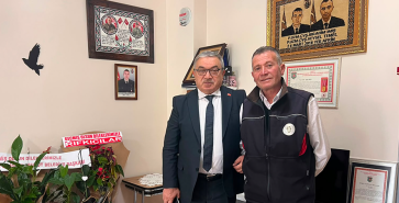 BAŞKAN ÖZAŞKIN’DAN ŞEHİT BABASI ALİ IMIŞ’A GEÇMİŞ OLSUN ZİYARETİ