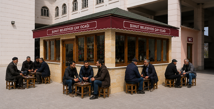 ŞUHUT’TA İŞ MERKEZLERİNE ÇAY OCAĞI PROJESİ HAYATA GEÇİRİLDİ
