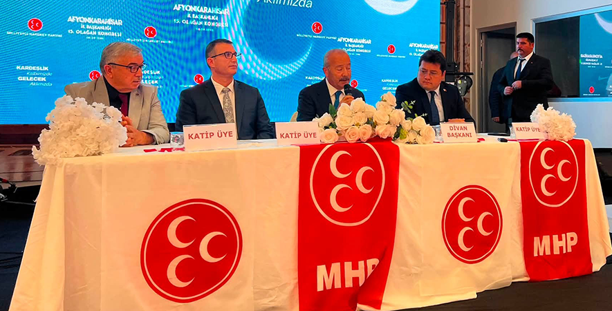 BAŞKAN ÖZAŞKIN, MHP AFYONKARAHİSAR İL KONGRESİNE KATILDI